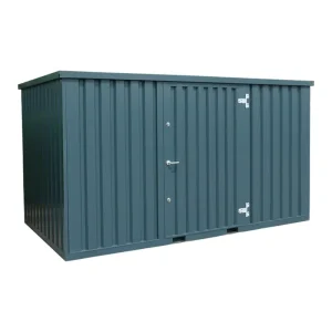 Demontabele Container Antraciet 4 x 2 enkele deur lange zijde