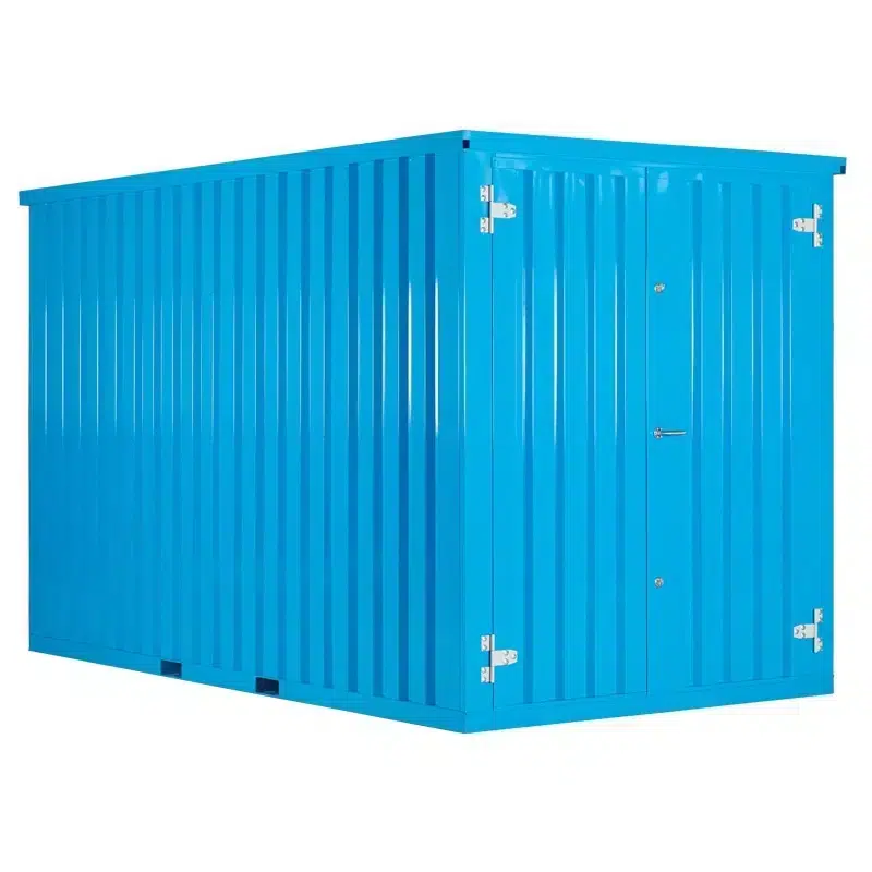 Lichtblauwe container productfoto