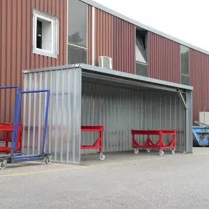 Fietsenstalling 6 x 2 meter