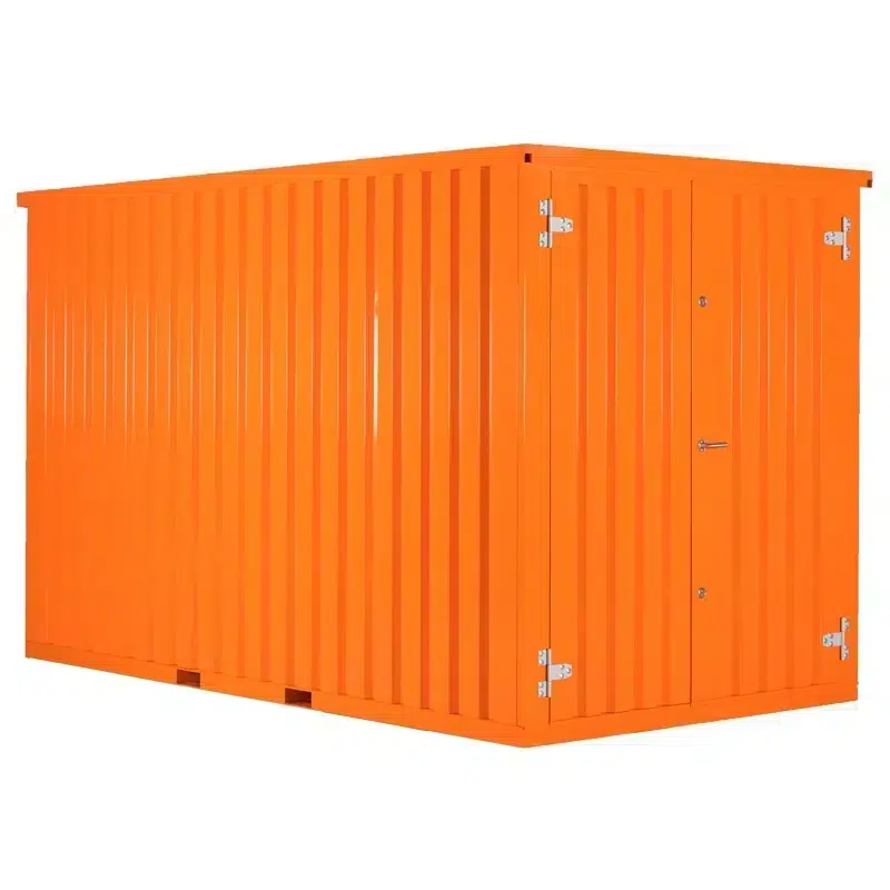 Oranje container product foto