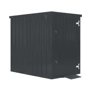 Container tuinhuis 1,5 x 2,2 meter – RAL 7016 – Inclusief Accessoires