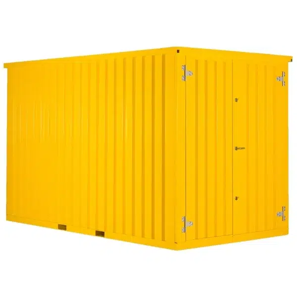 Gele container product foto