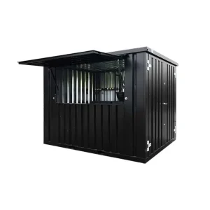 FOCO® XL Demontabele barcontainer 3 x 2 meter 10ft RAL9005 (Zwart)