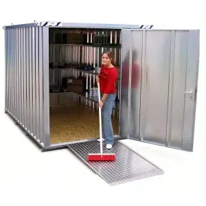 Premium model oprijplaat voor demontabele container