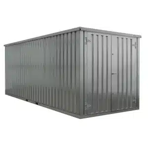 Demontabele 20ft container 6 x 2 dubbele deur korte zijde