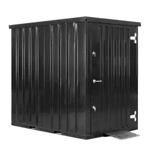 container tuinhuis, zwarte tuinhuis container
