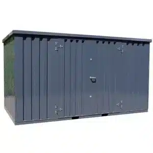 Demontabele Container Antraciet 4 x 2 dubbele deur lange zijde