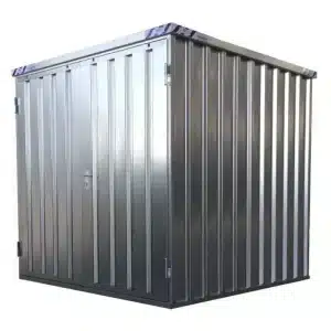 Premium Demontabele Container 2 x 2 dubbele deur korte zijde zonder vloer