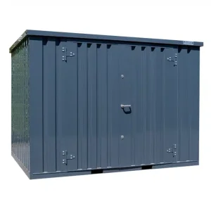 Demontabele Container Antraciet 3 x 2 dubbele deur lange zijde (opgebouwd)