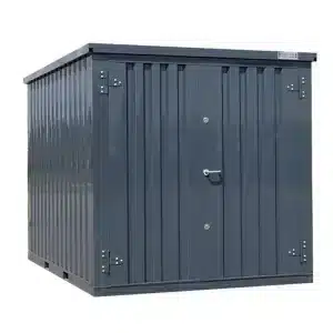 Demontabele Container Antraciet 3 x 2 dubbele deur korte zijde (opgebouwd)