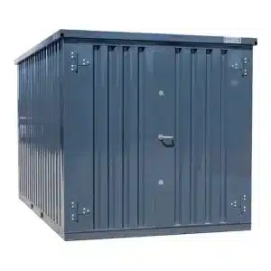 Demontabele Container Antraciet 4 x 2 dubbele deur korte zijde